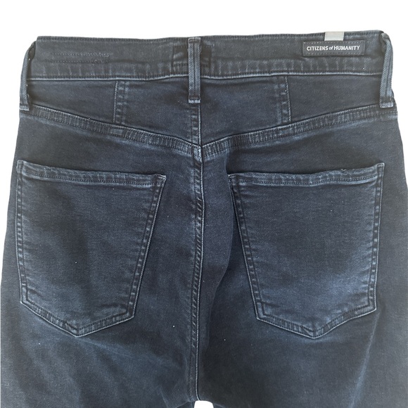 Citizens of Humanity Chrissy High-Rise Skinny Jeans Dark Blue Black Size 27 EUC - Picture 15 of 17